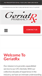 Mobile Screenshot of geriatrx.com
